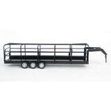 Little Buster Black Gooseneck Long Trailer with Split Gates