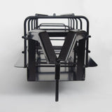 Little Buster Black Gooseneck Long Trailer with Split Gates