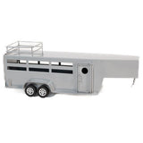 Little Buster Silver Gooseneck Stock Combo Trailer