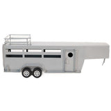 Little Buster Silver Gooseneck Stock Combo Trailer
