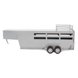 Little Buster Silver Gooseneck Stock Combo Trailer