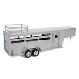 Little Buster Silver Gooseneck Stock Combo Trailer