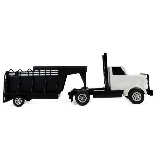 Little Buster White Semi Truck