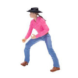 Little Buster Toys Barrel Racer Kit: Cowgirl, Barrel Saddle & Bridle