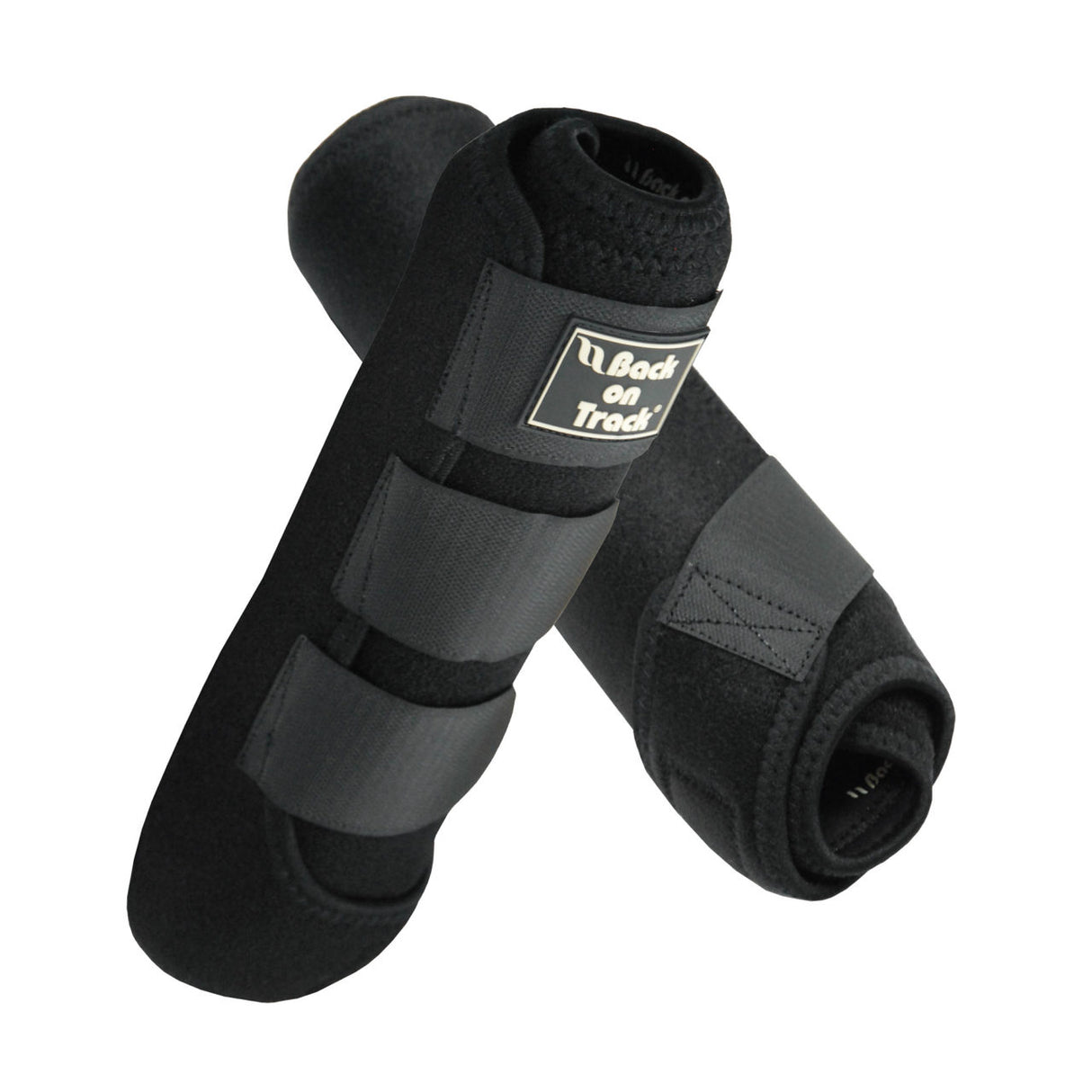 Back on Track Supreme Exercise Boots w/ Shock Absorbent Pad- Black
