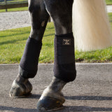 Back on Track Supreme Exercise Boots w/ Shock Absorbent Pad- Black
