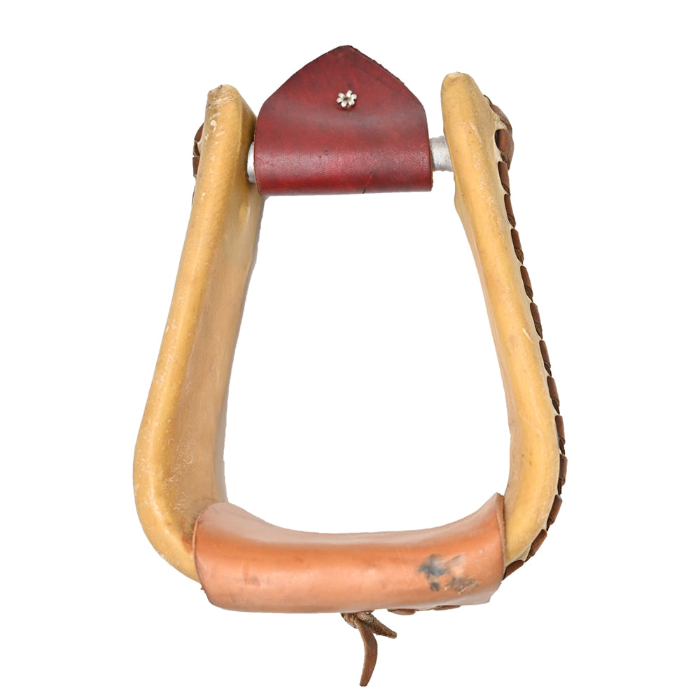 Oxbow Tack 3" Deep Rawhide Roper Stirrups