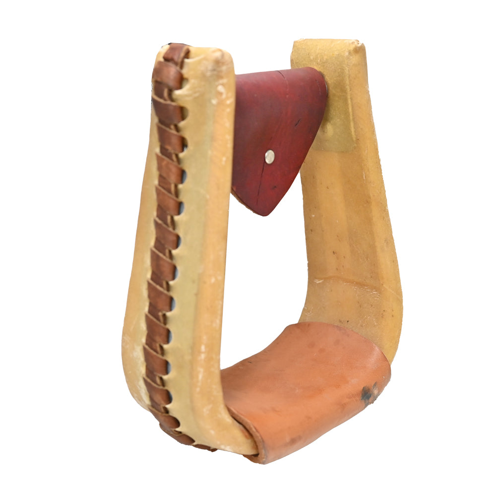 Oxbow Tack 3" Deep Rawhide Roper Stirrups