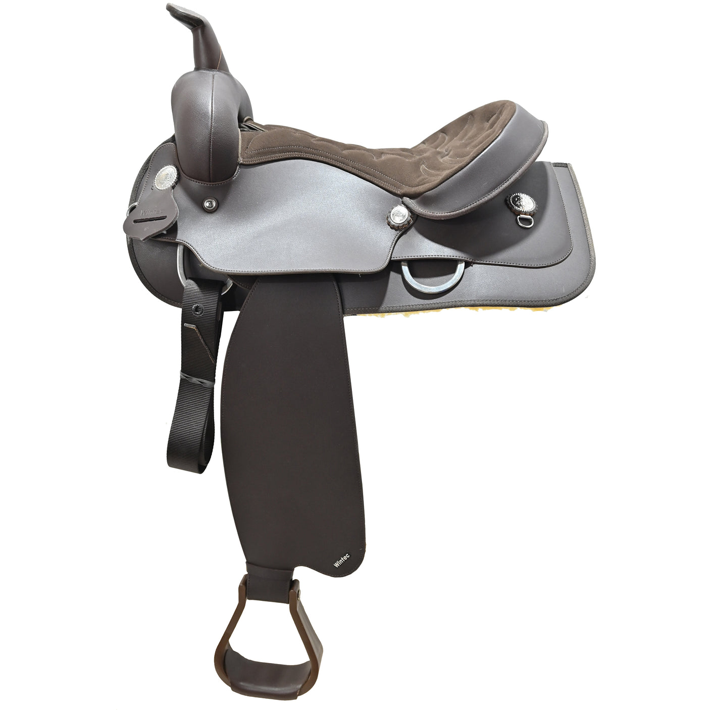 New! 16" Wintec Semi Quarter Horse Synthetic Saddle