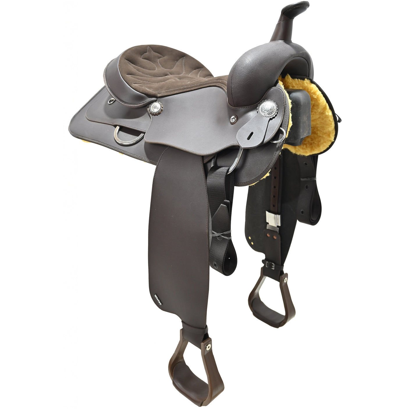 New! 16" Wintec Semi Quarter Horse Synthetic Saddle