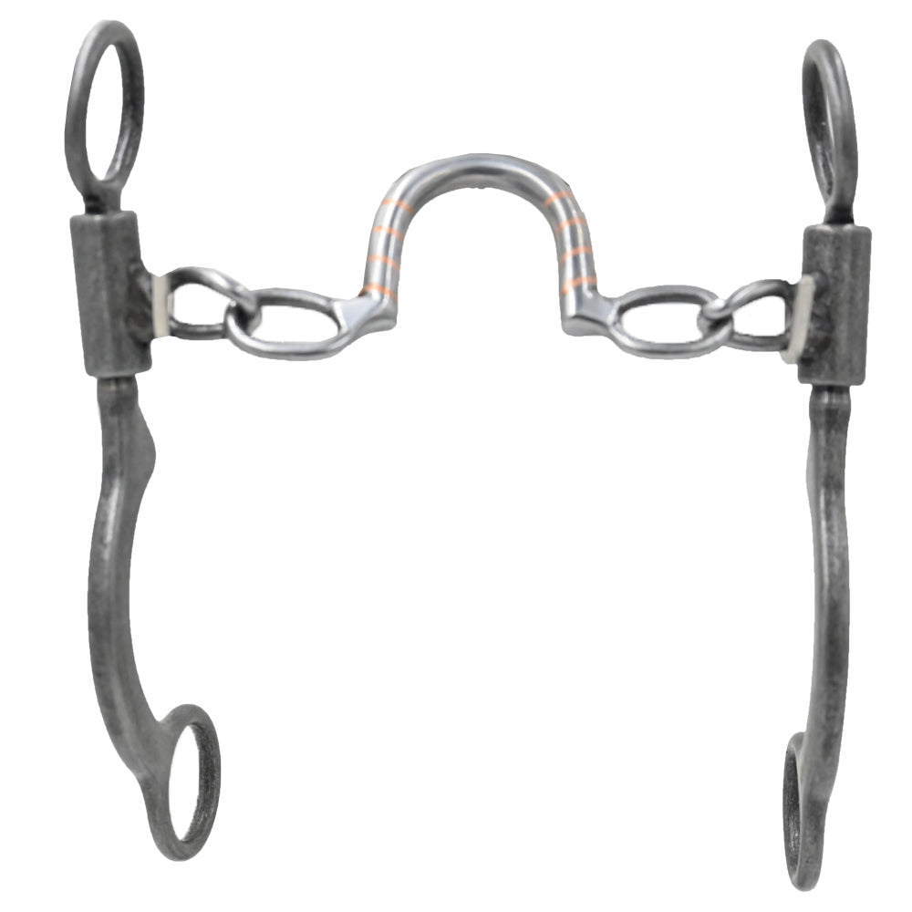 Weaver Leather Pro Series Buffed Black Sweet Chain Port Bit