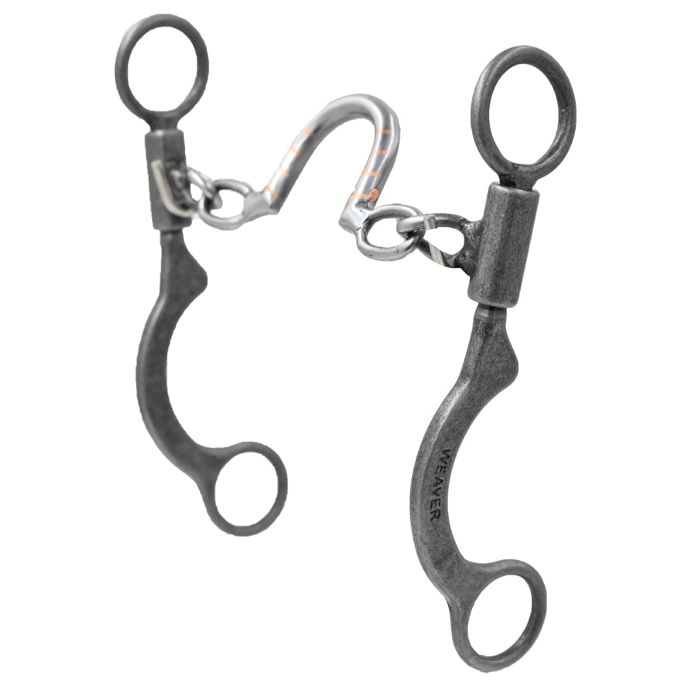 Weaver Leather Pro Series Buffed Black Sweet Chain Port Bit
