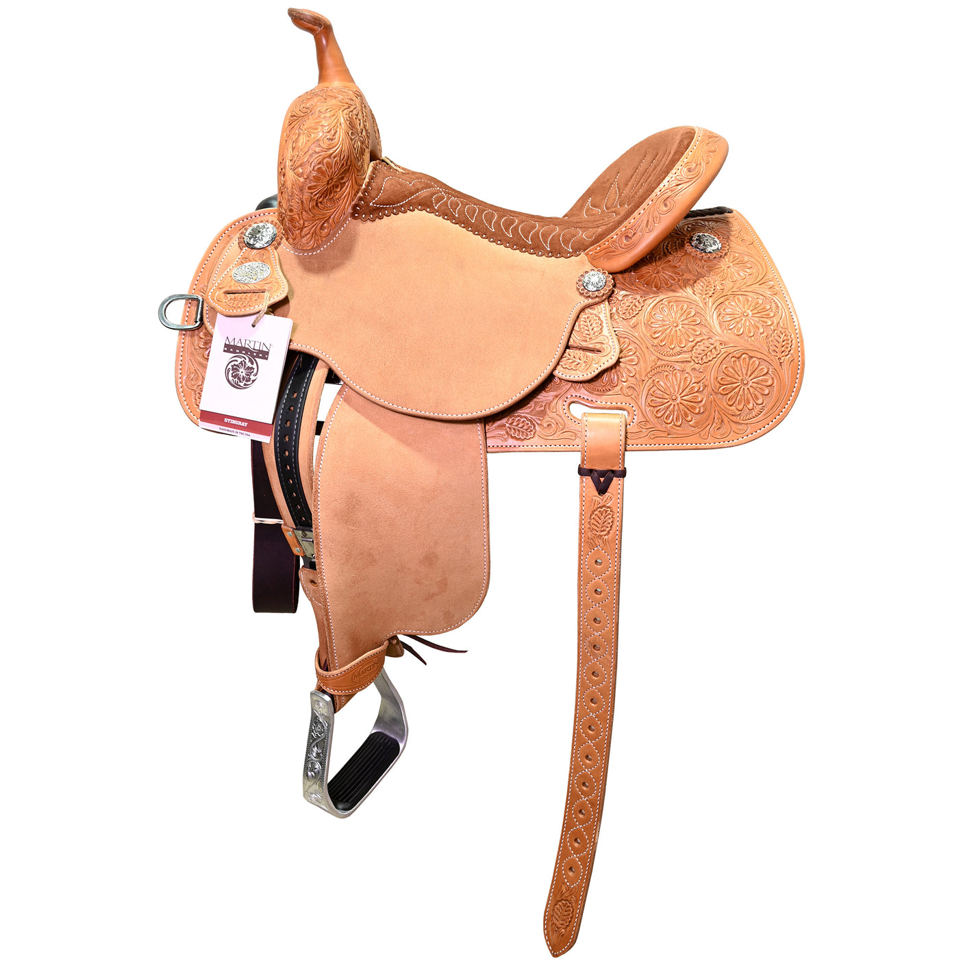 New! 15" Martin Stingray Barrel Racing Saddle