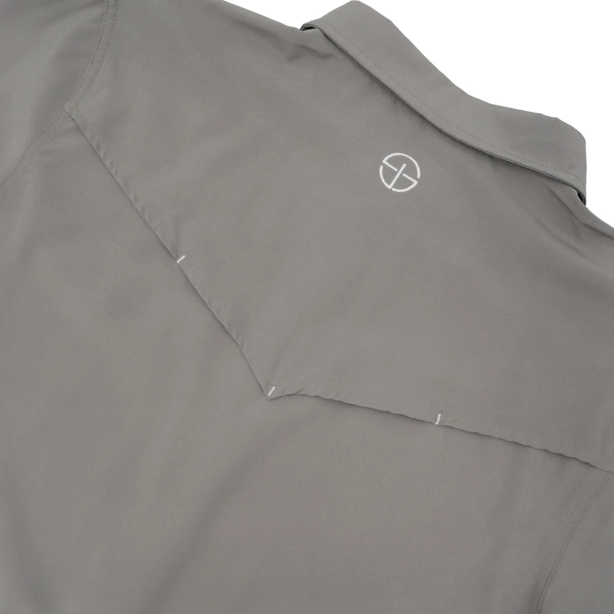 San Jac Youth Long Sleeve Performance Pearl Snap Shirt - Grey