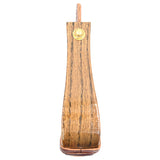 Nettles 2" Flat Bottom Chocolate Varnish Stirrups