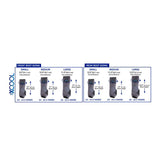 Professional's Choice 2XCool Sports Medicine Boot Value 4 Pack- Chocolate
