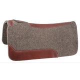 Tough 1 31"x31" Wool Saddle Pad with Wear Leathers