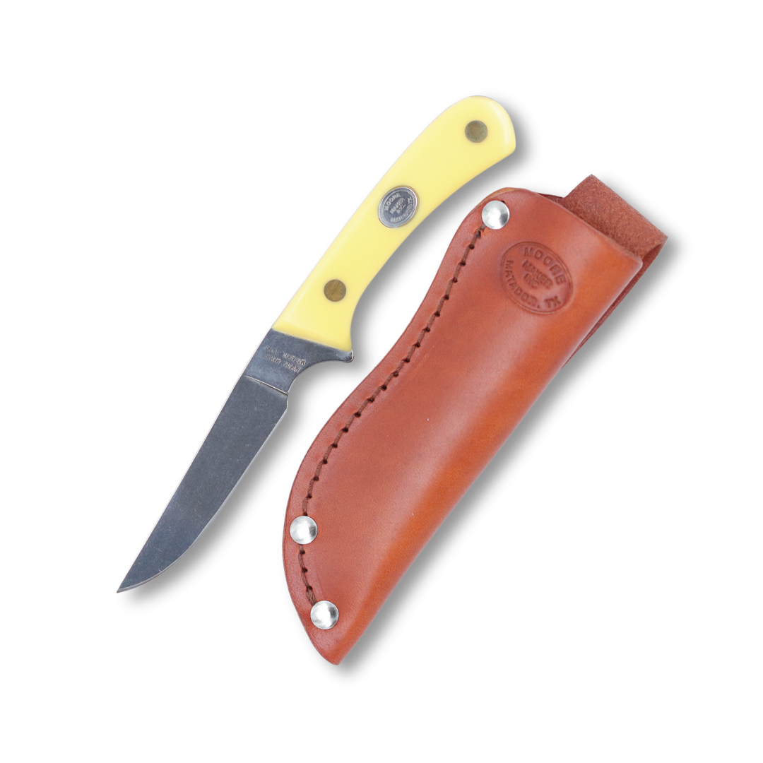 Moore Maker Yellow Delrin Hunter Knife - 6 5/8"