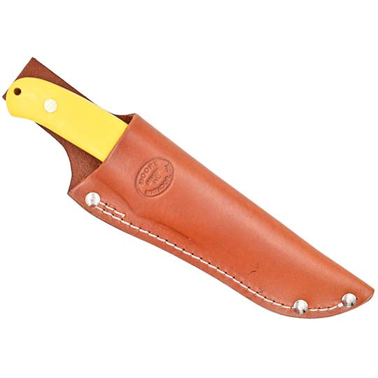 Moore Maker Drop Point Hunter Knife with Sheath- 8 1/4"