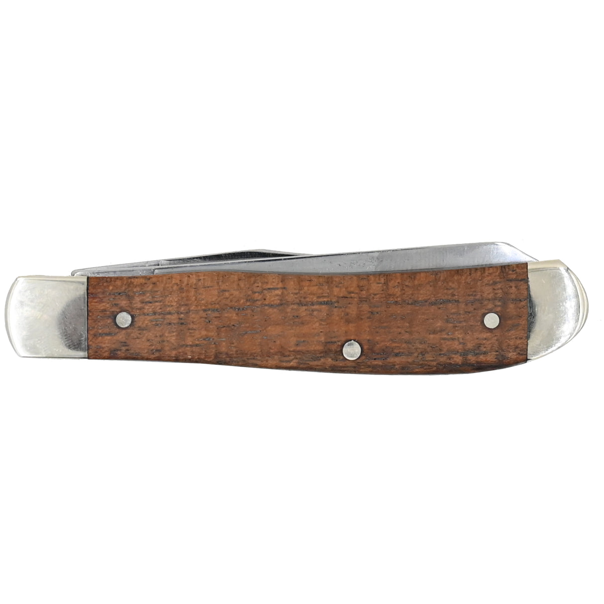 Moore Maker Mesquite Wood Handle 3-1/2" Trapper Pocket Knife