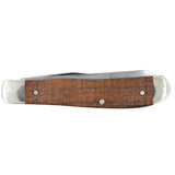 Moore Maker Mesquite Wood Handle 3-1/2" Trapper Pocket Knife