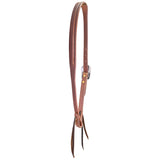 Cowperson Tack 3/4" Slit Ear Headstall with Silver Floral Buckle