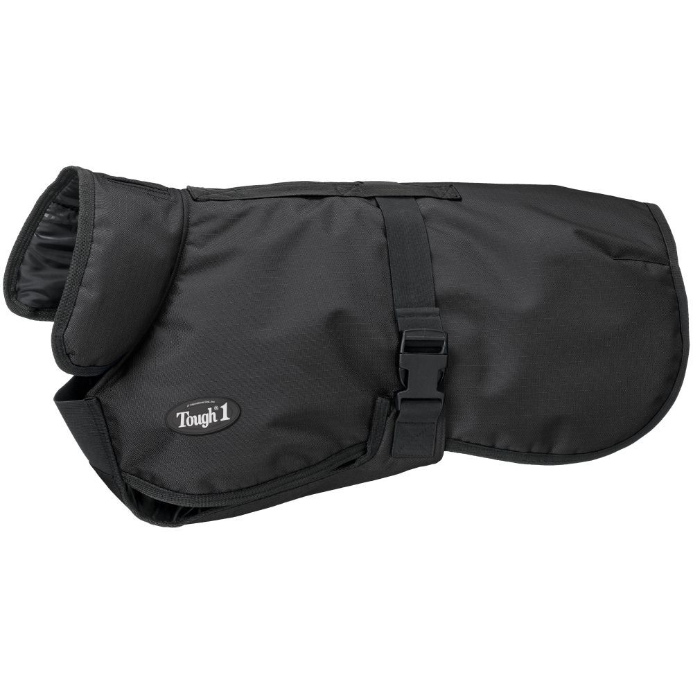 Tough 1 600D Deluxe Dog Jacket- Black