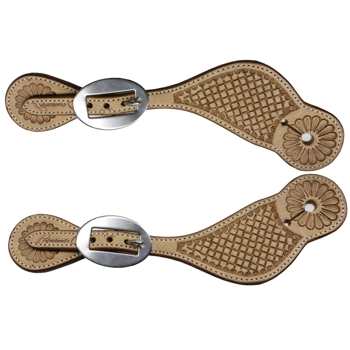 Professional's Choice Women's Basket Stamped Roughout Spur Straps