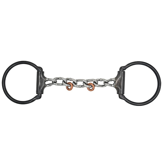 Dutton Bits D-Ring Chain Bit with Copper Rings