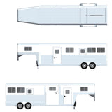 ON ORDER! 2027 4 Star 2+1 Trailer