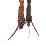 Weaver Leather Floret Tooled Slip Ear Headstall
