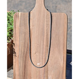 The Mason Lee Navajo Pearl Necklace- 4mm Beads