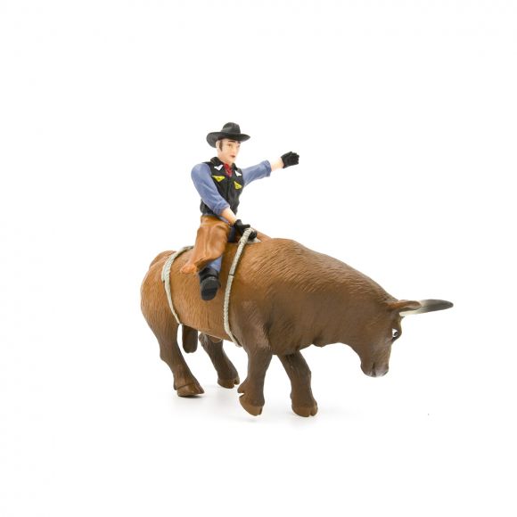 Little Buster Bucking Bull and Rider