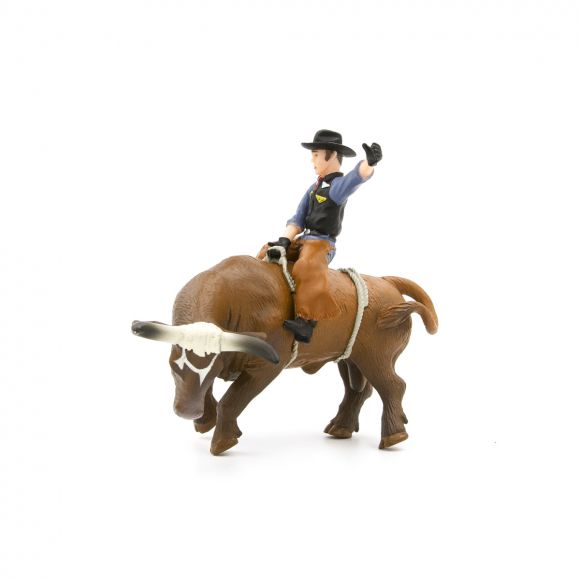 Little Buster Bucking Bull and Rider