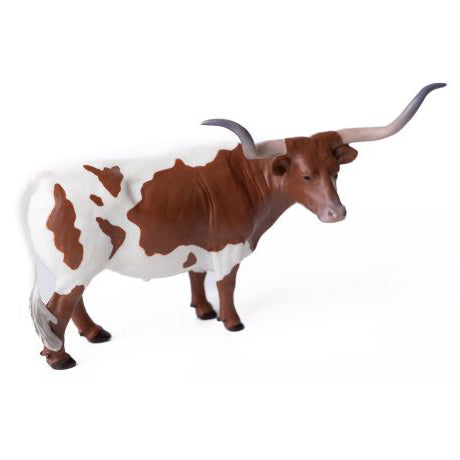 Little Buster Toys Red and White Texas Longhorn Steer