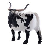 Little Buster Black and White Texas Longhorn Steer