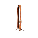 Professional's Choice Tapered Natural Roughout Gunslinger Slit Ear Headstall