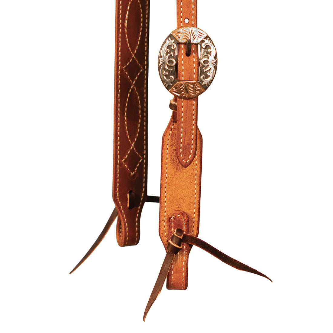 Professional's Choice Tapered Natural Roughout Gunslinger Slit Ear Headstall
