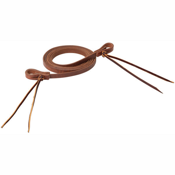Weaver Leather ProTack Oiled Heavy Harness Leather 5/8"x8' Pineapple Knot Roper Reins
