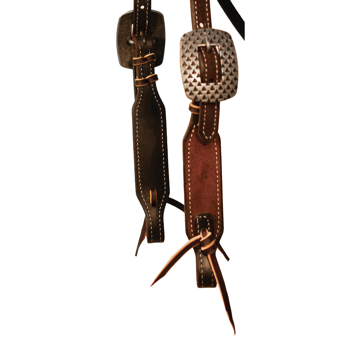 Professional's Choice Chocolate Roughout Gunslinger Browband Headstall
