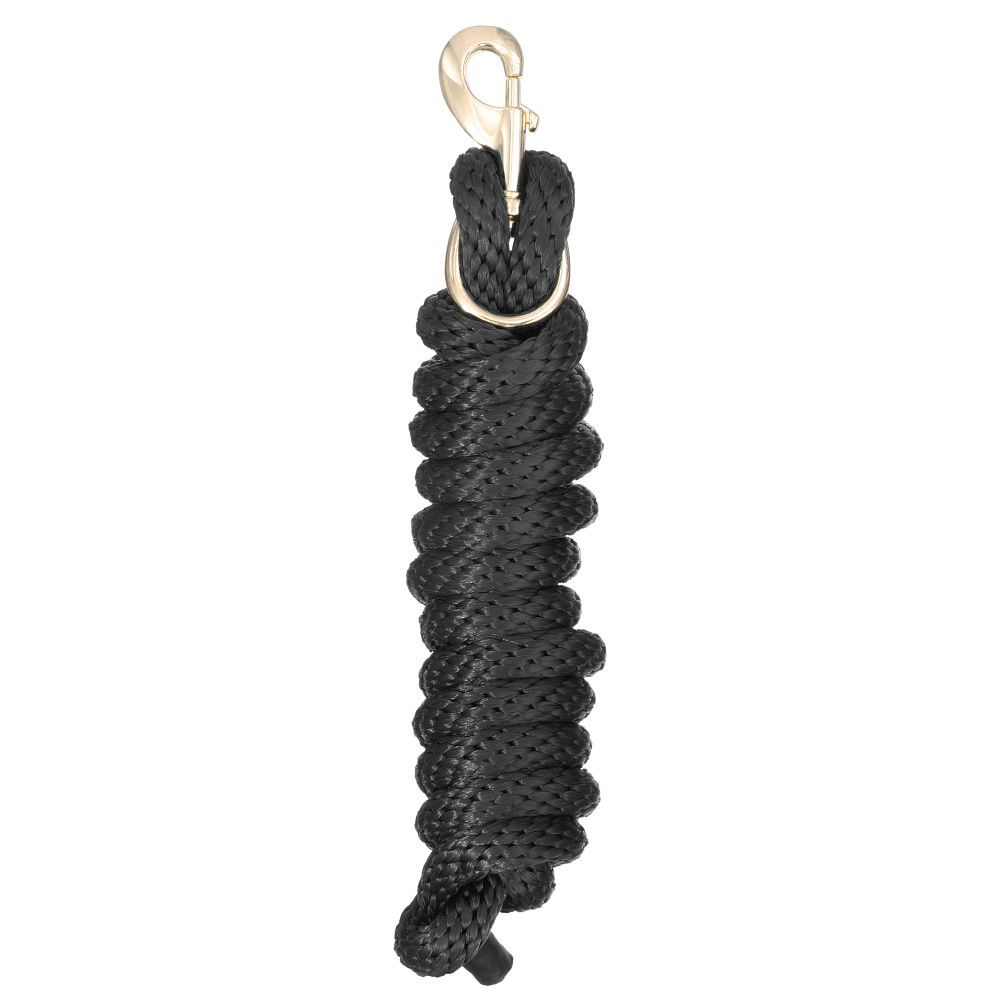 Tough 1 8 1/2' Poly Lead Rope with Replaceable Bolt Snap- Black