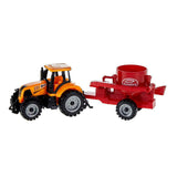 M & F Western Bigtime Barnyard Assorted Tractors With Trailers