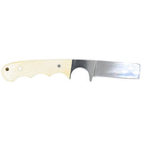 Moore Maker Bull Cutter Knife and Sheath- White Bone Handle