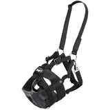 Tough1 Easy Breathe V-Nose Grazing Muzzle- Black