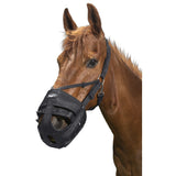 Tough1 Easy Breathe V-Nose Grazing Muzzle- Black