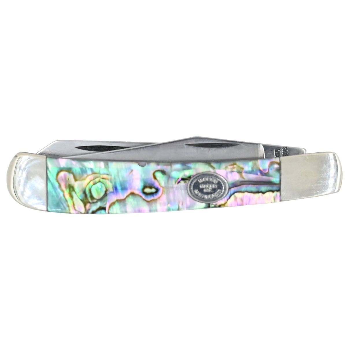 Moore Maker Abalone 2-Blade Mini Trapper Pocket Knife