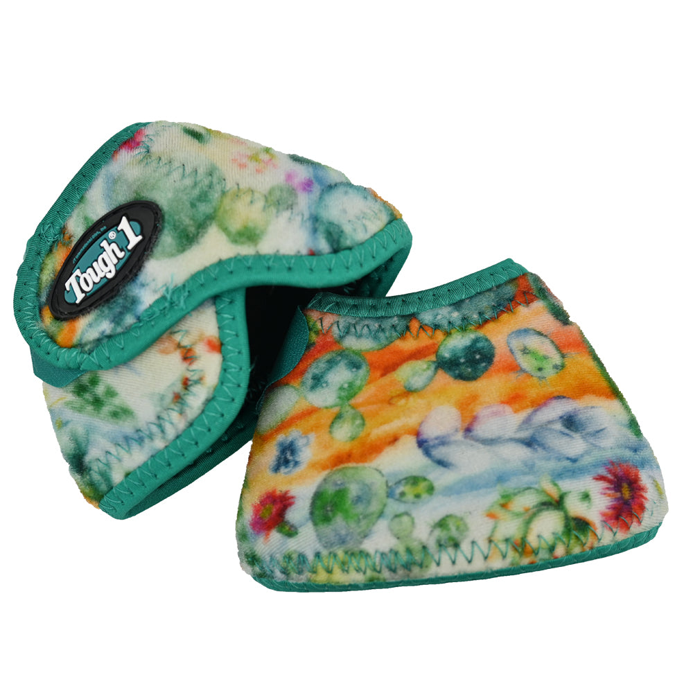 Tough 1 Performers 1st Choice No Turn Bell Boot- Cactus Print