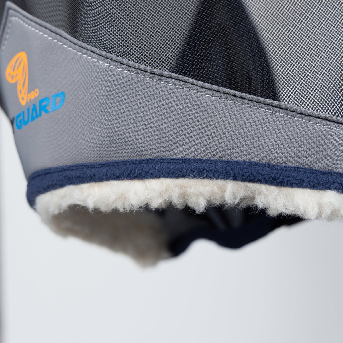 Shires FlyGuard Pro Fine Mesh Earless Fly Mask- Navy