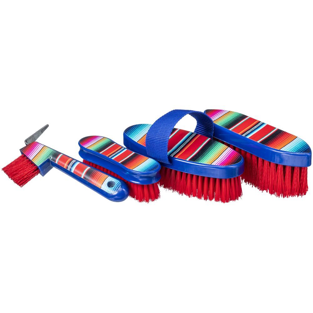 Tough-1 4 Piece Printed Brush Package- Serape