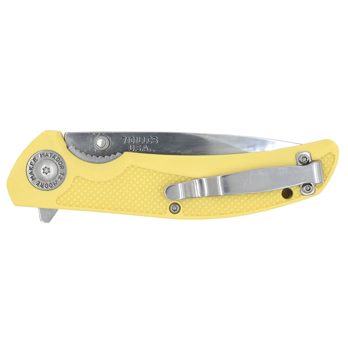 Moore Maker Serrated Lockback Clip Knife 4 1/2"